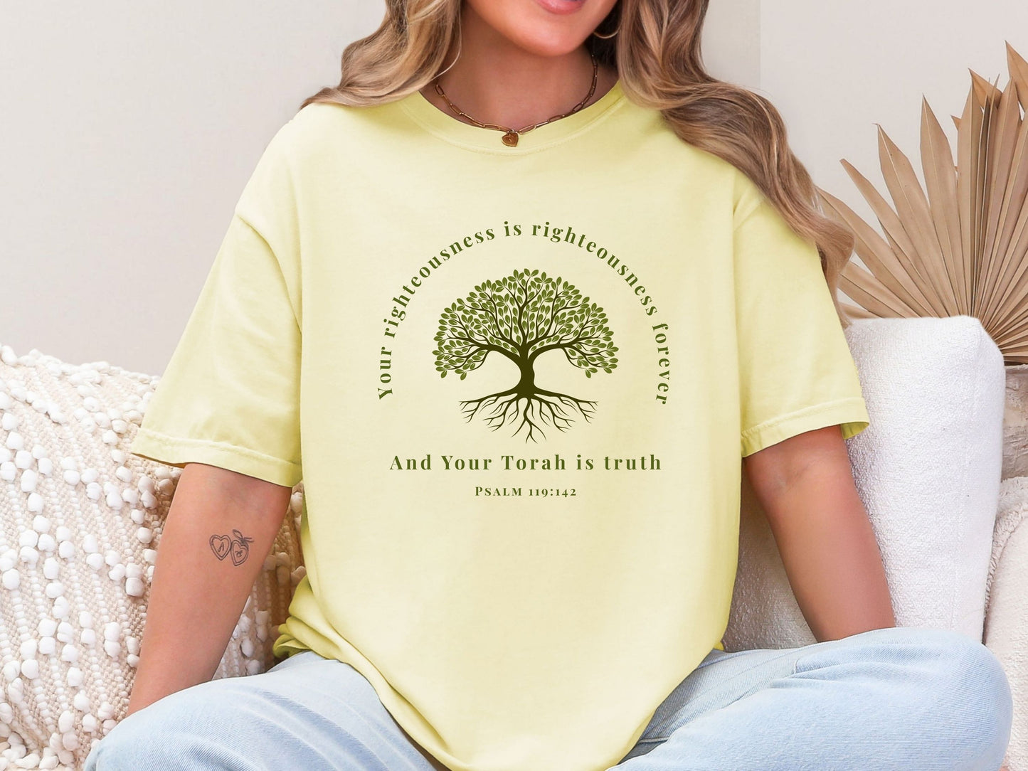 Rooted In Truth Tshirt - Psalms 119:142 - Scripture Faith Shirt - Torah Shirt