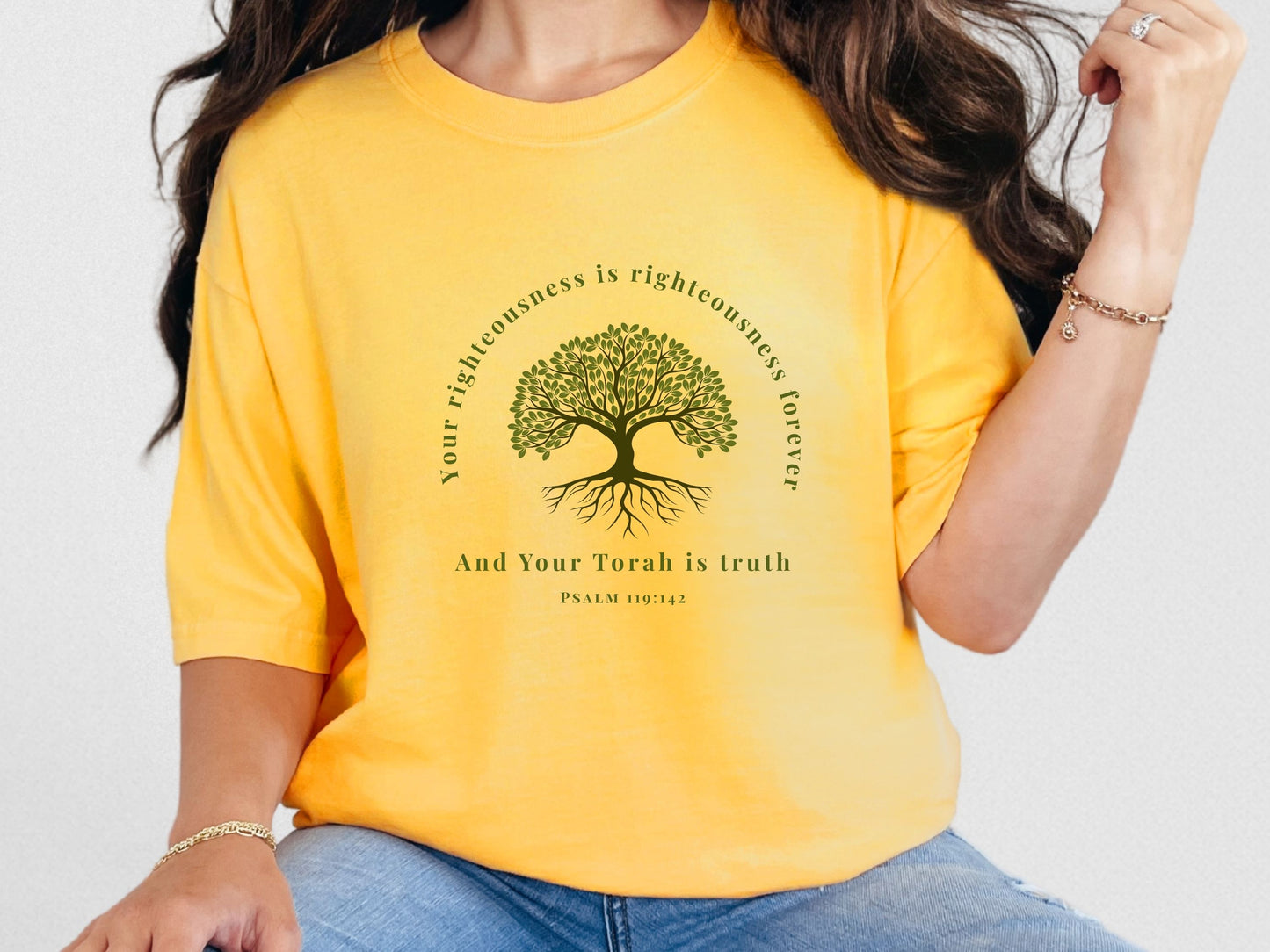 Rooted In Truth Tshirt - Psalms 119:142 - Scripture Faith Shirt - Torah Shirt