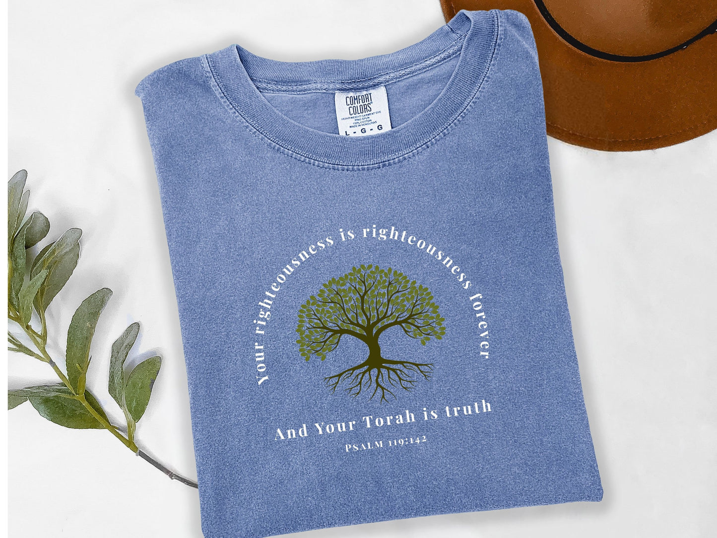 Rooted In Truth Tshirt - Psalms 119:142 - Scripture Faith Shirt - Torah Shirt