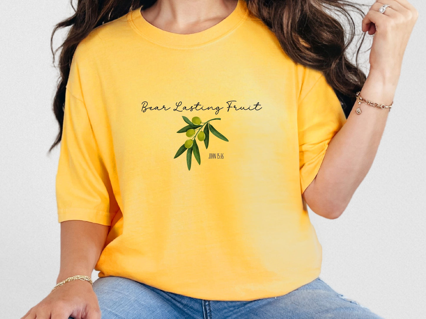 Scripture Shirt Bear Lasting Fruit Bible Believer Apparel Torah Observant Scripture Shirt Bible Verse T-shirt