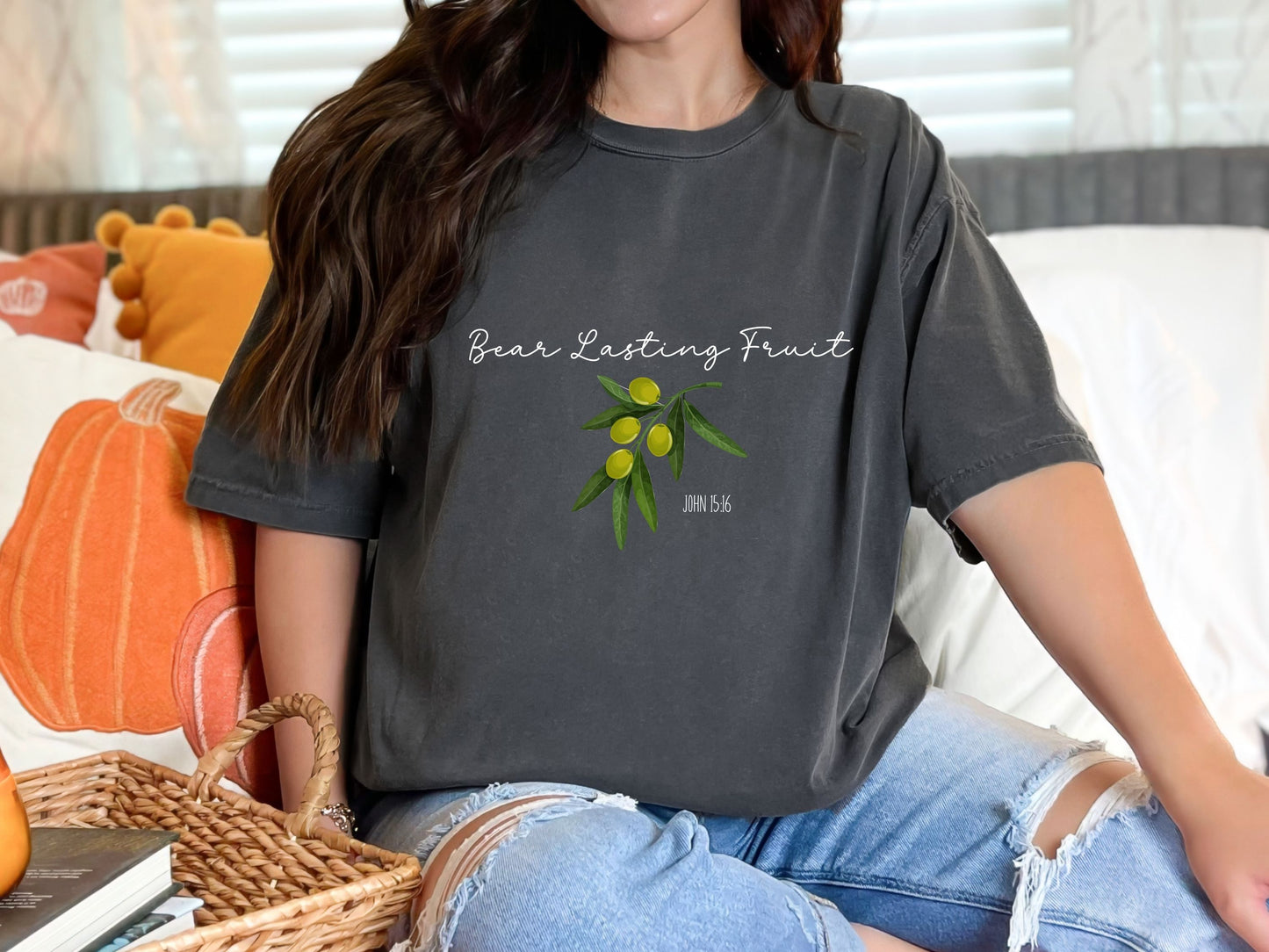 Scripture Shirt Bear Lasting Fruit Bible Believer Apparel Torah Observant Scripture Shirt Bible Verse T-shirt