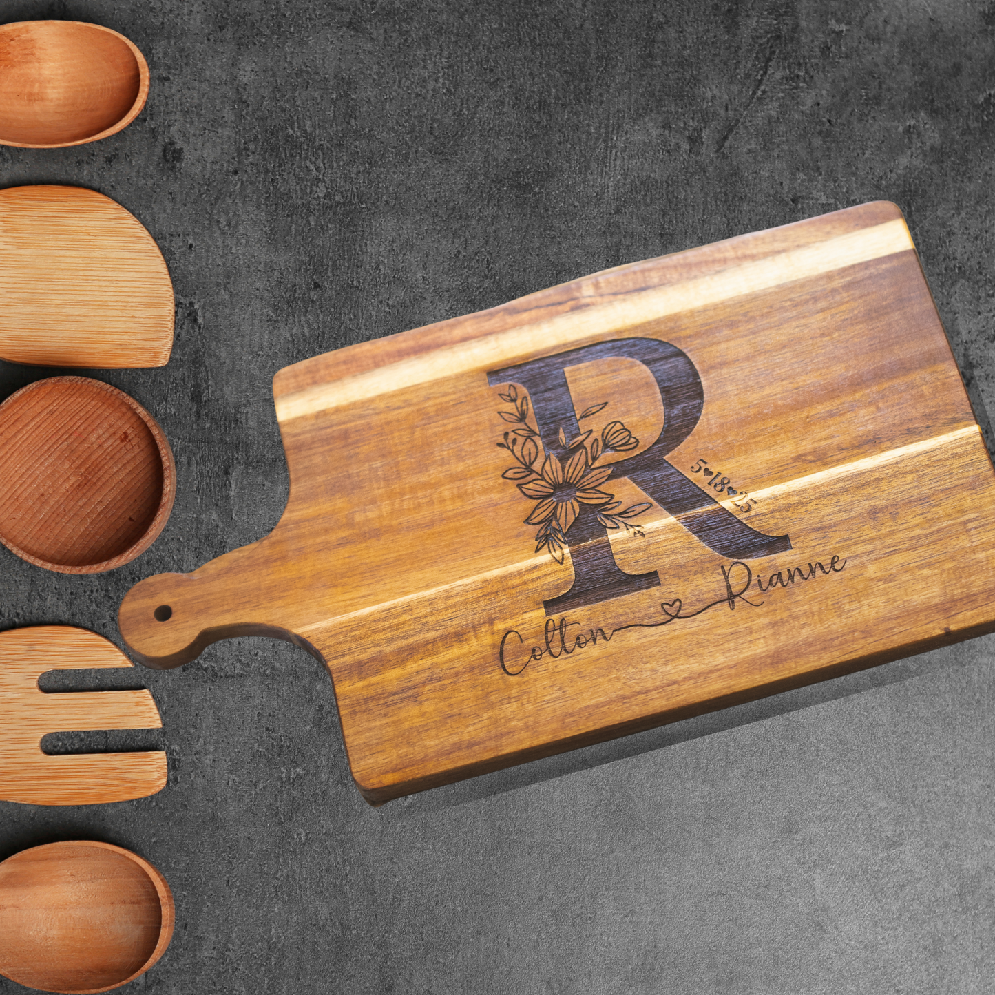 Custom Acacia Wood Cutting Board