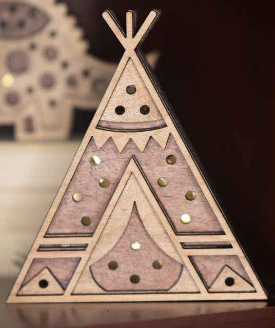 Wooden LED Nightlight