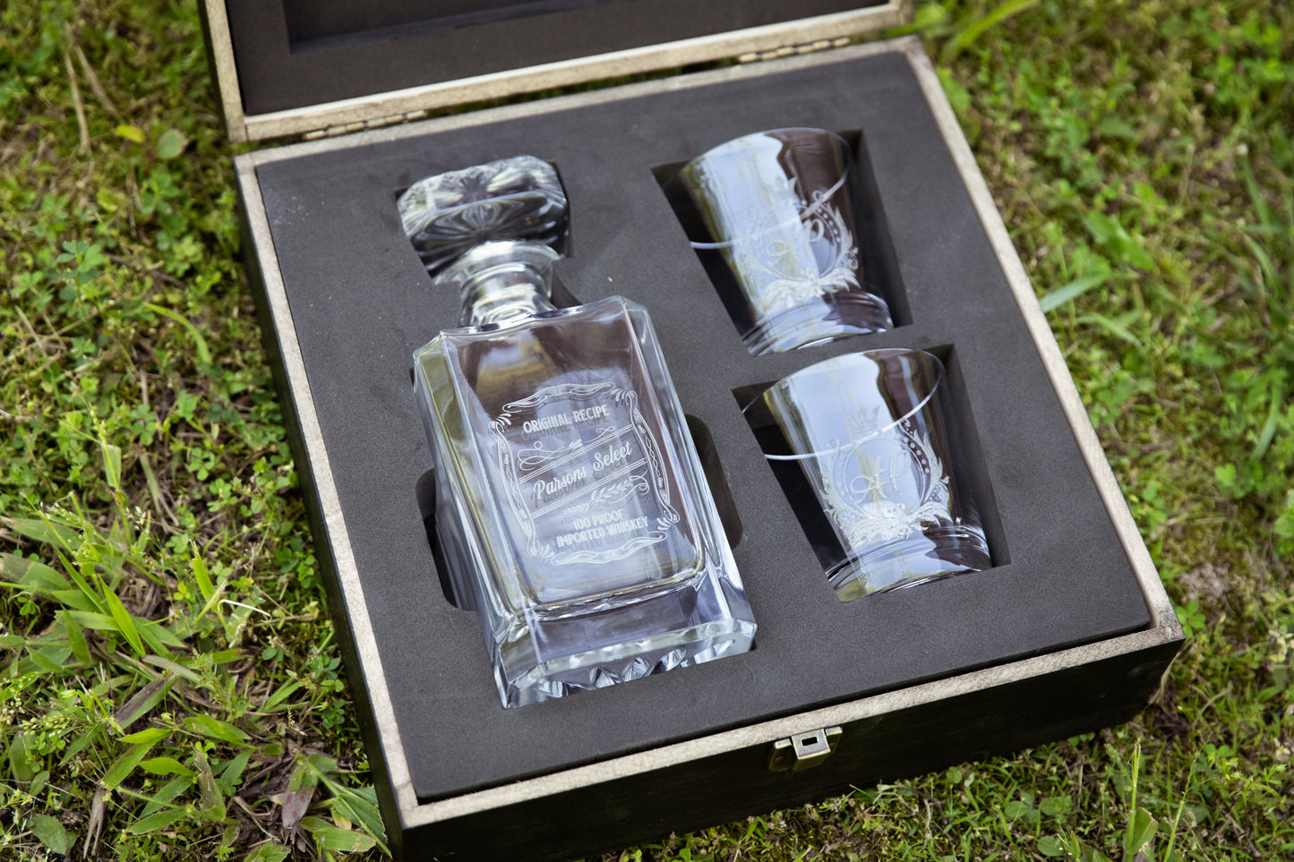 Custom Whiskey Decanter Set