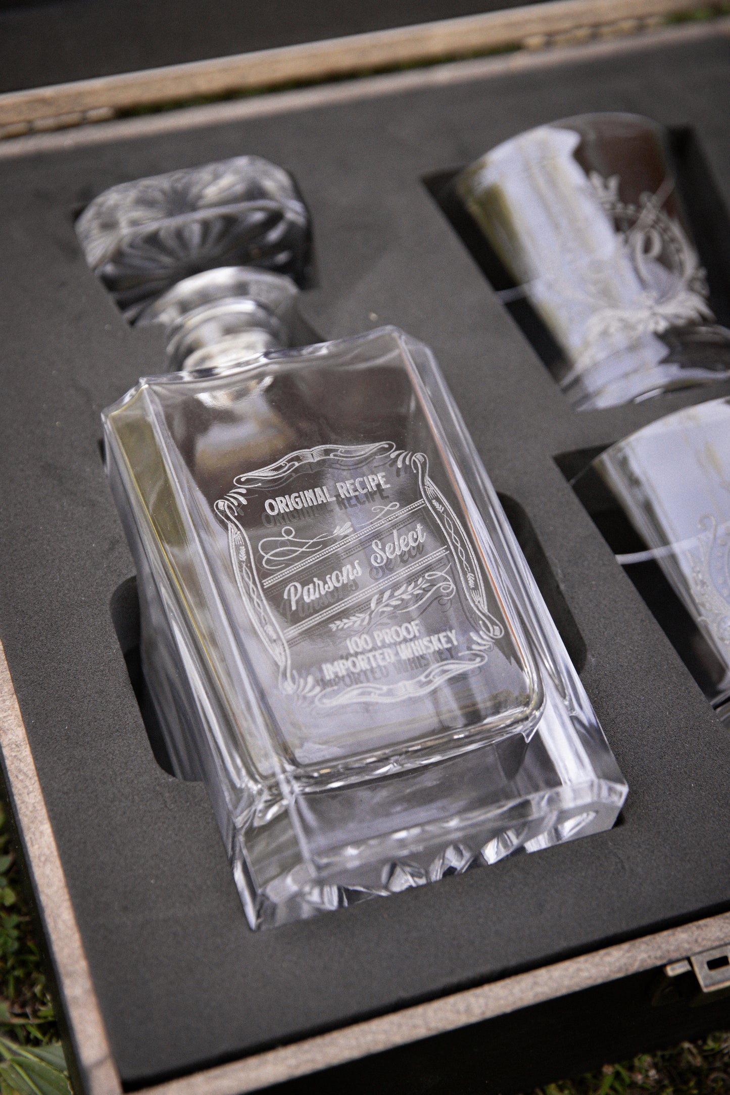 Custom Whiskey Decanter Set