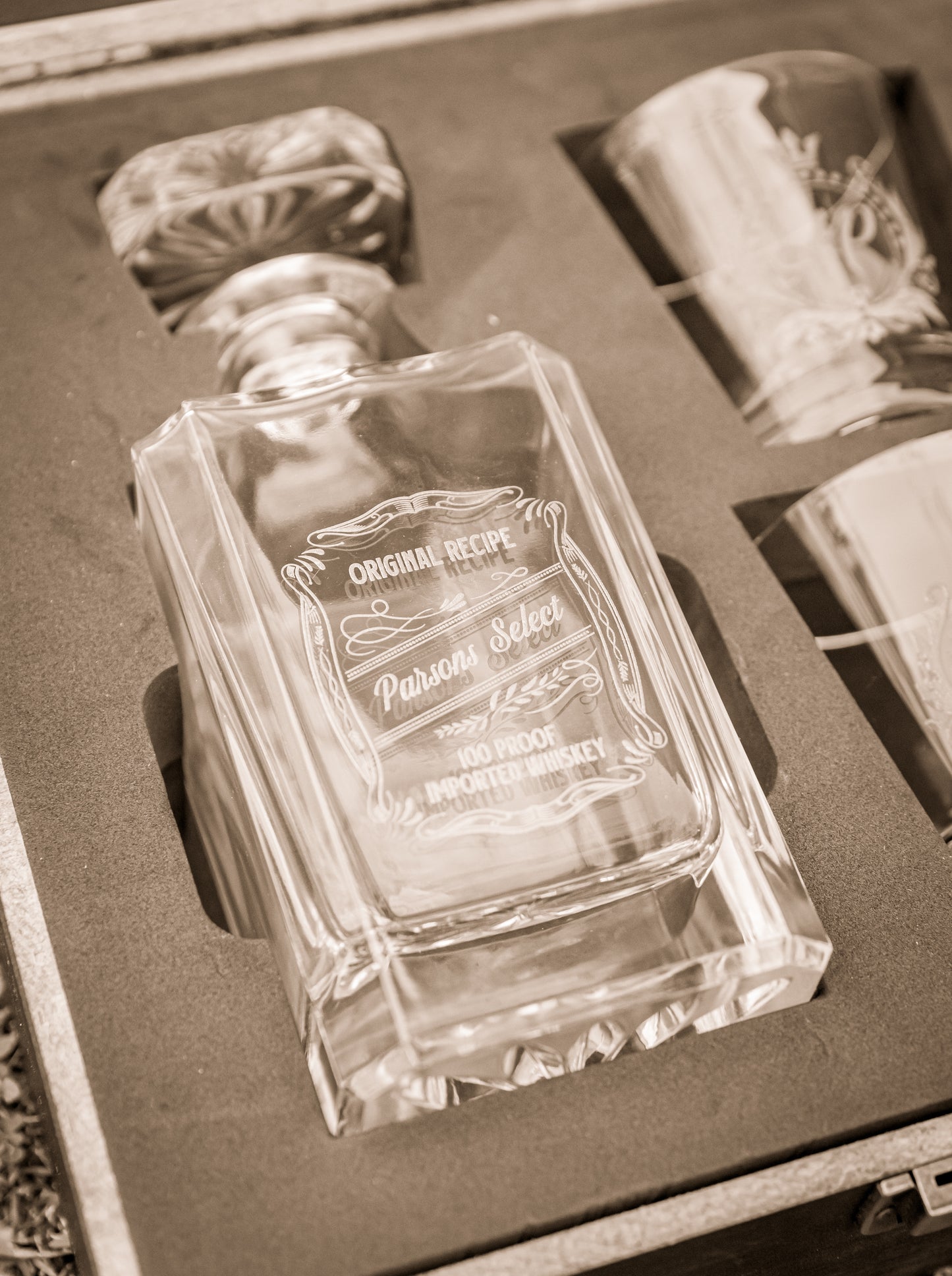 Custom Whiskey Decanter Set