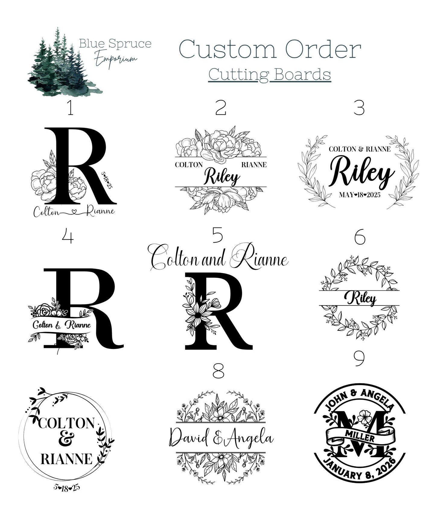 Engraved Acacia Wood Cutting Board | Personalized Serving Board | Housewarming Wedding Gift | Charcuterie Board
