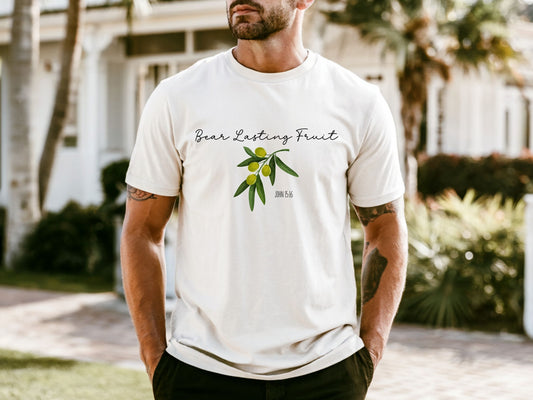 Scripture Shirt Bear Lasting Fruit Bible Believer Apparel Torah Observant Scripture Shirt Bible Verse T-shirt