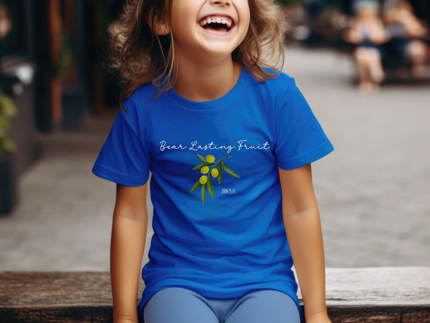 Kid's Scripture Shirt Bear Lasting Fruit Bible Believer Apparel Torah Observant Scripture Shirt Bible Verse Kid's T-shirt